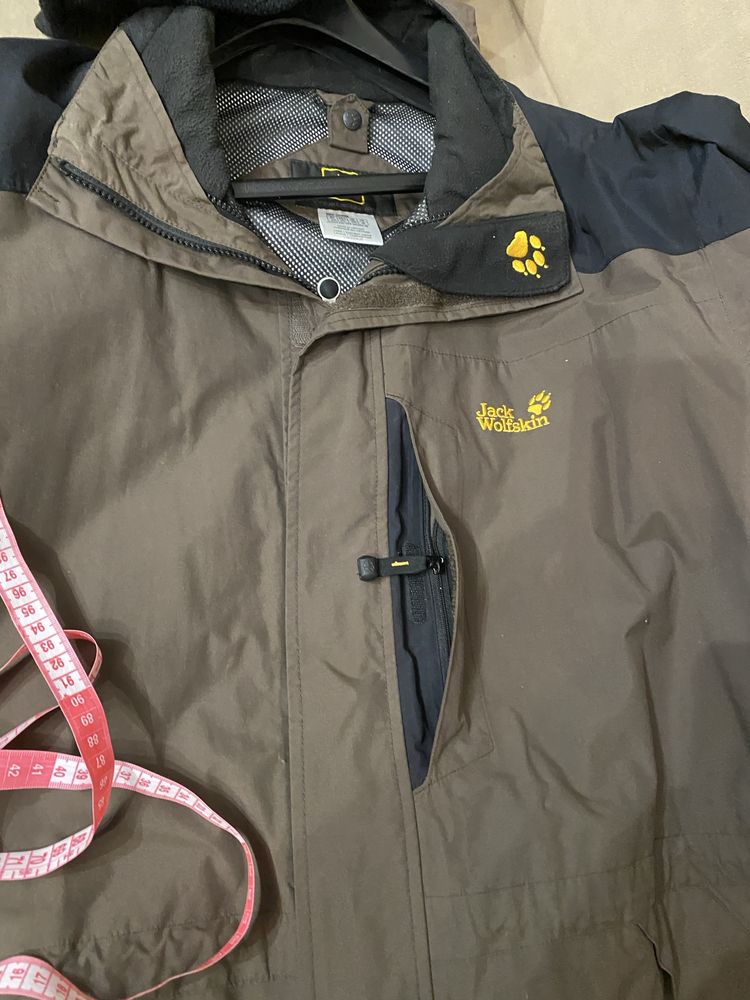 Jack Wolfskin kurtka męska XXL termoaktywna brązowoczarna oryginał