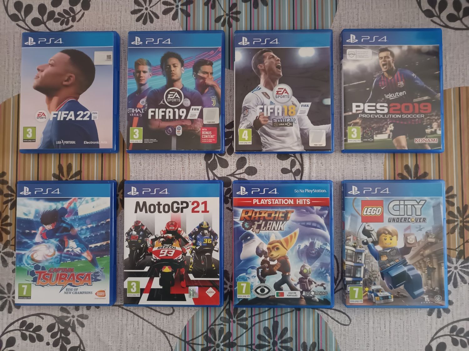 Lote COMPLETO - 8 Jogos PS4