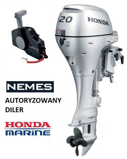 Silnik zaburtowy Honda BF20 SRU  (krótki), manetka, uciągowy