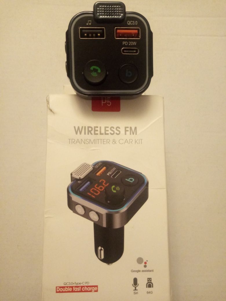 Трансміттер Wireless Fm P5