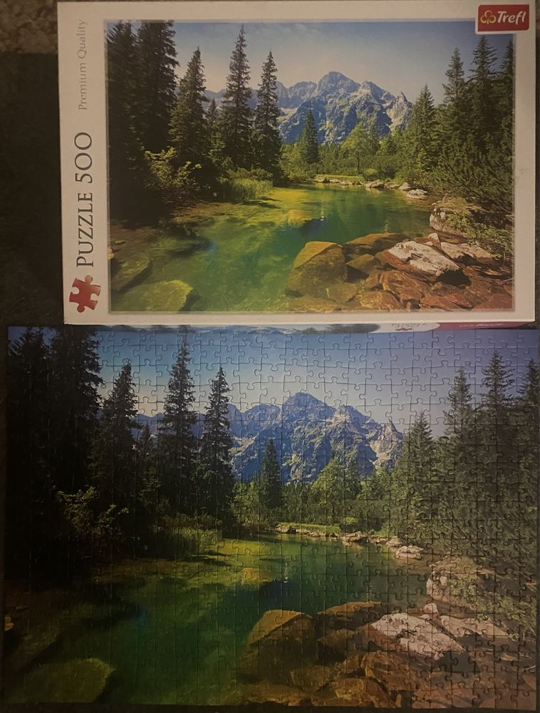 5x puzzle 500 Trefl Castorland