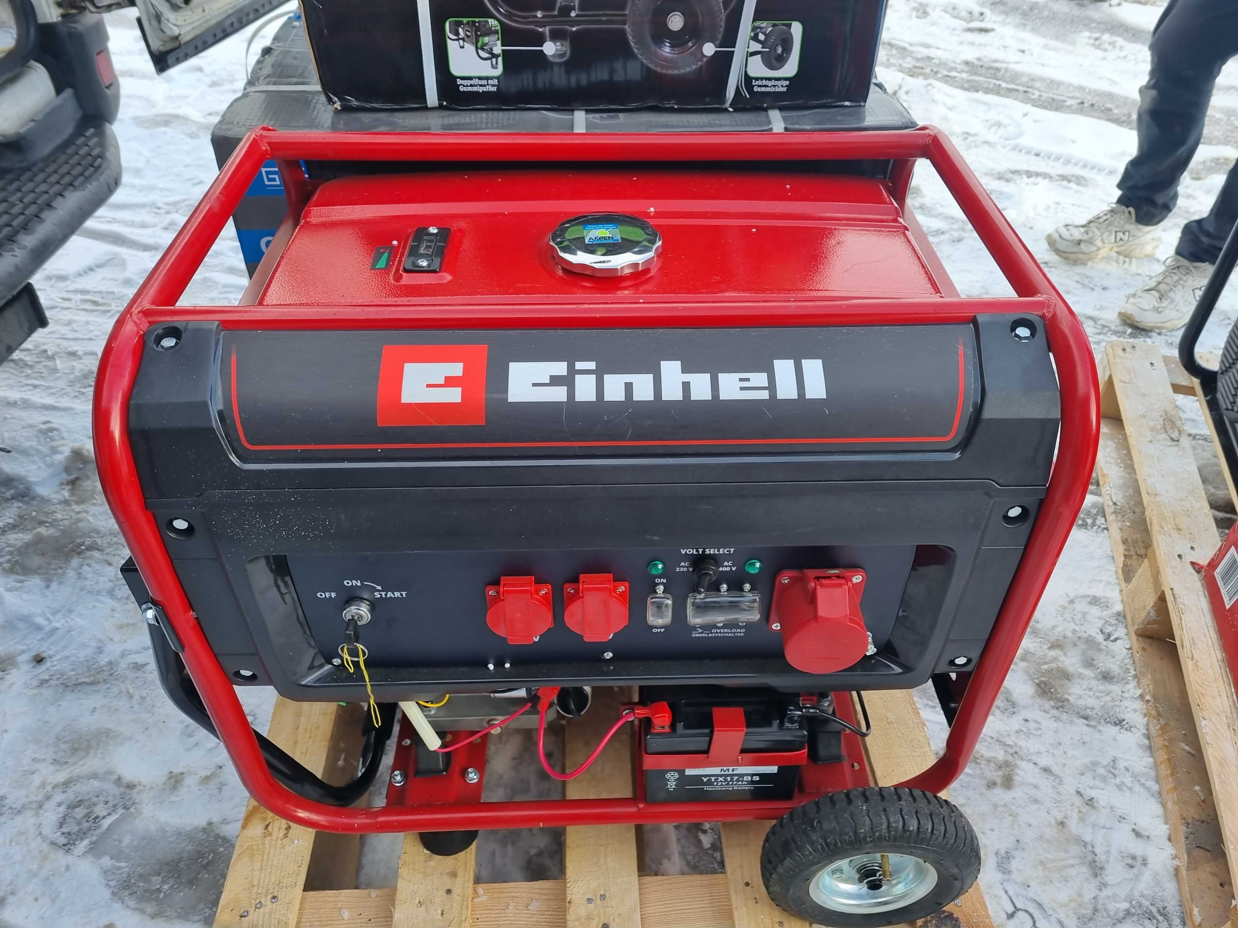 Генератор бензиновый Einhell TC-PG 55/E5 трифазний 5.5 кВт