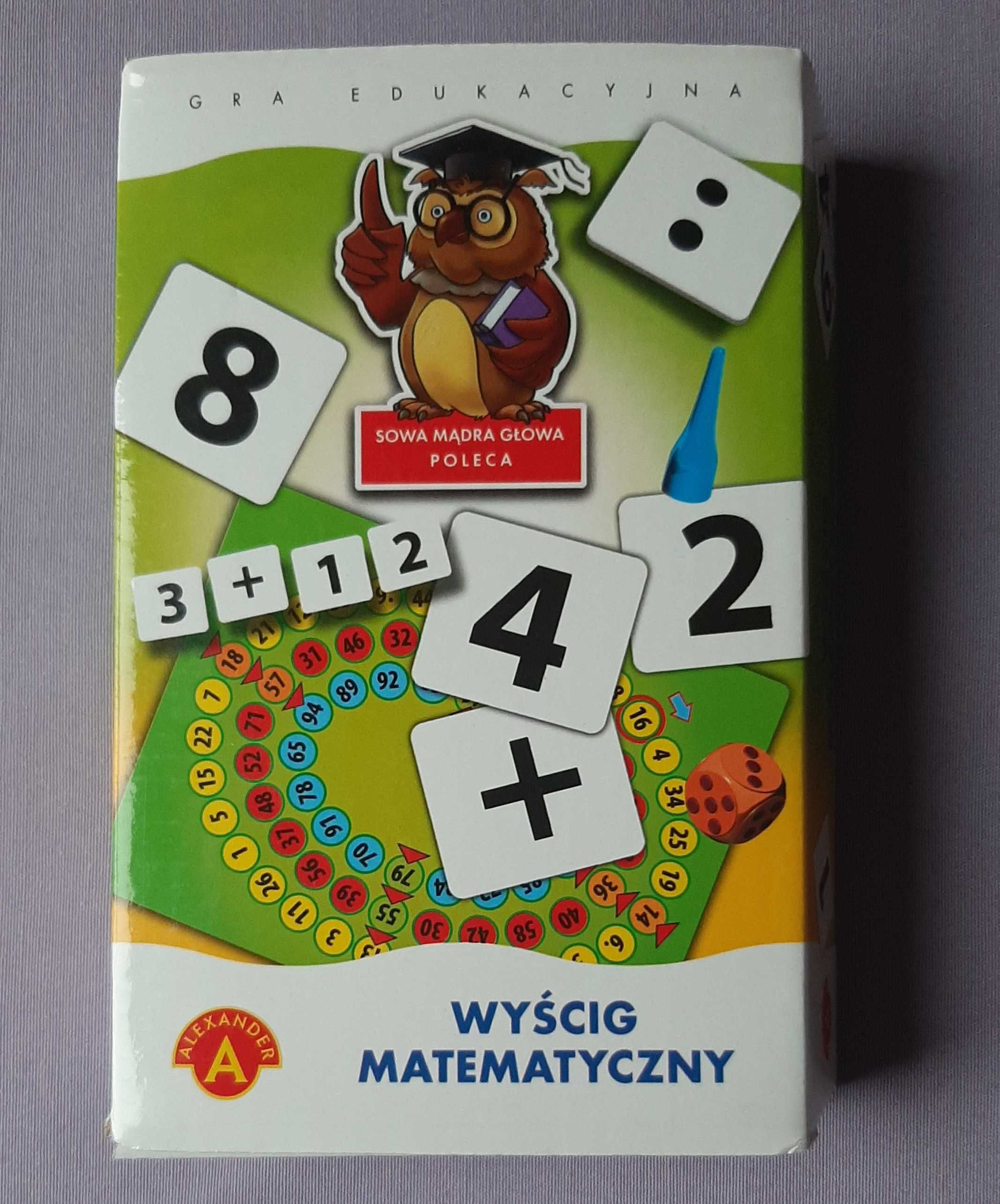 Gra edukacyjna mini wyścig matematyczny Alexander