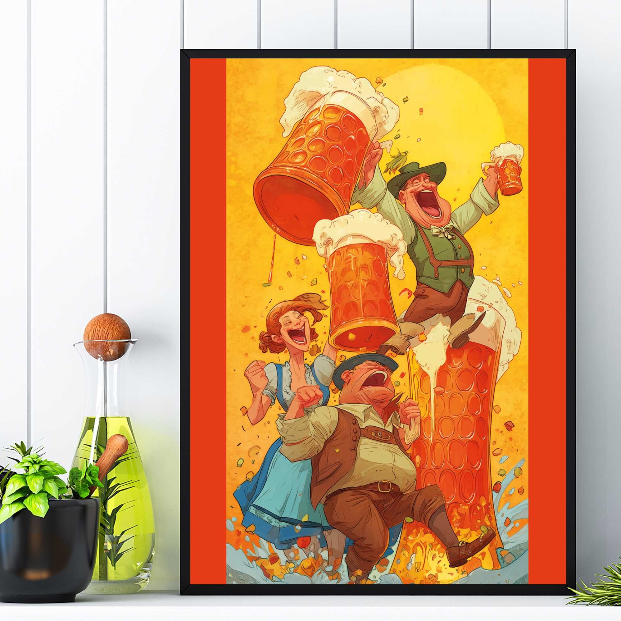 plakat reklamowy piwo, plakat piwo do baru i restauracji, plakat piwo