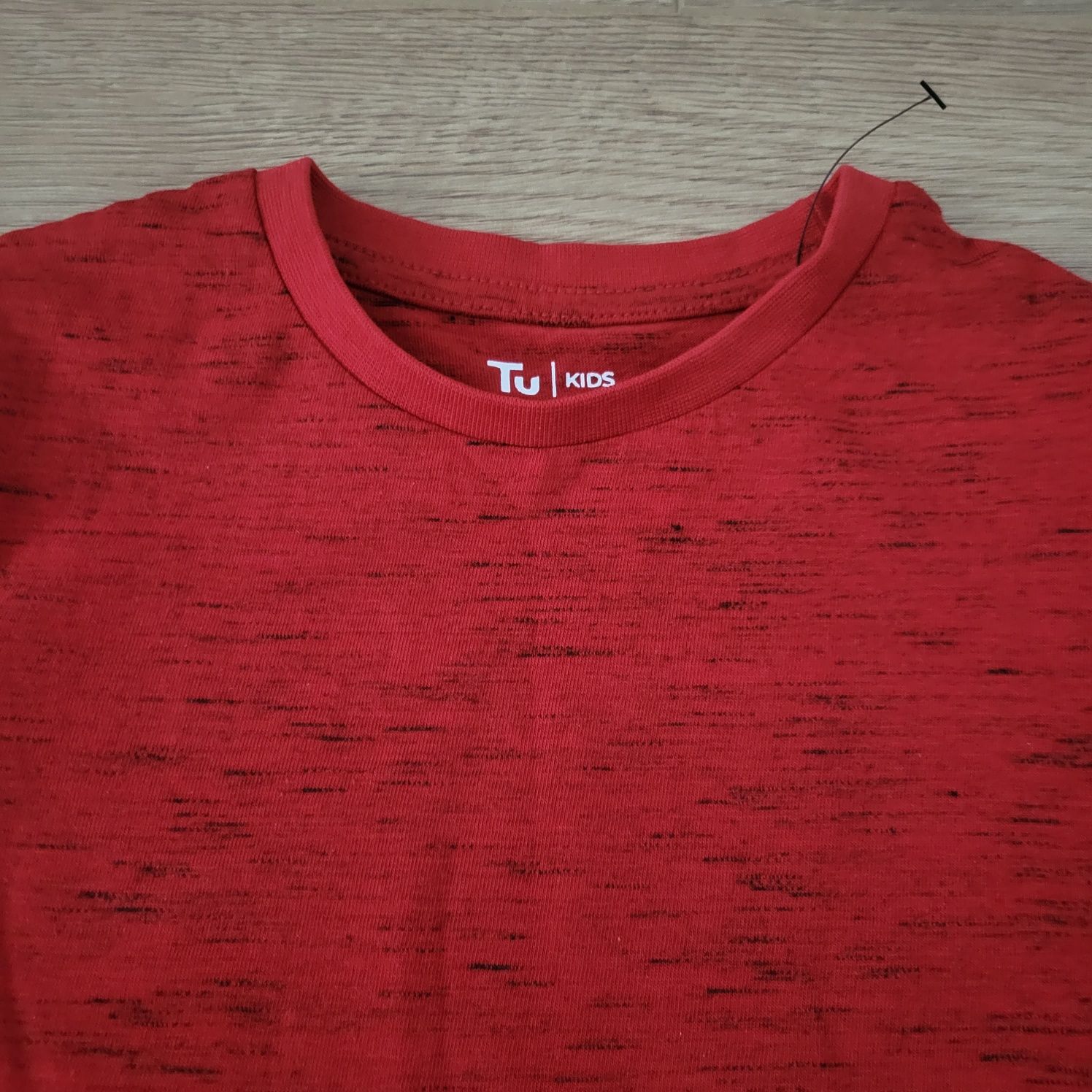 Nowa bluzka czerwona r.110/116 TU Kids, unisex