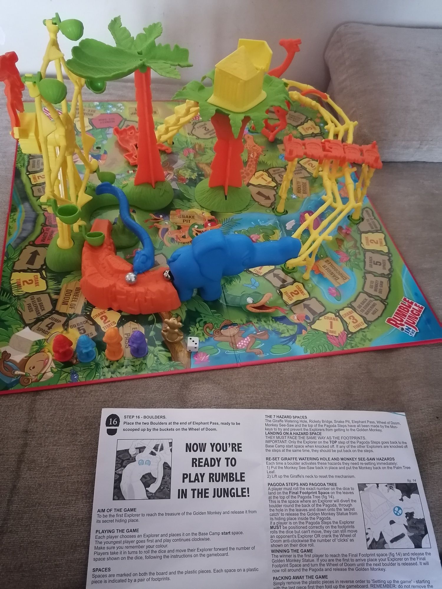 Игра tomy rumble in the jungle бродилка 3D