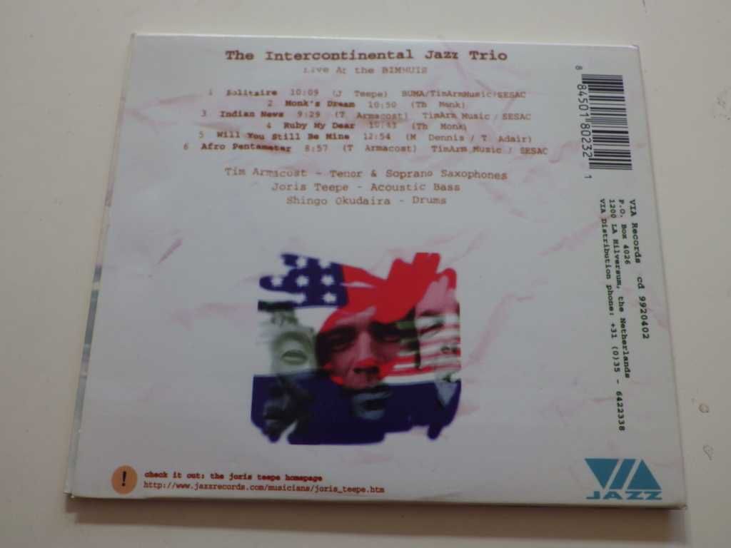 CD: The Intercontinental Jazz Trio - Live At The Bimhuis