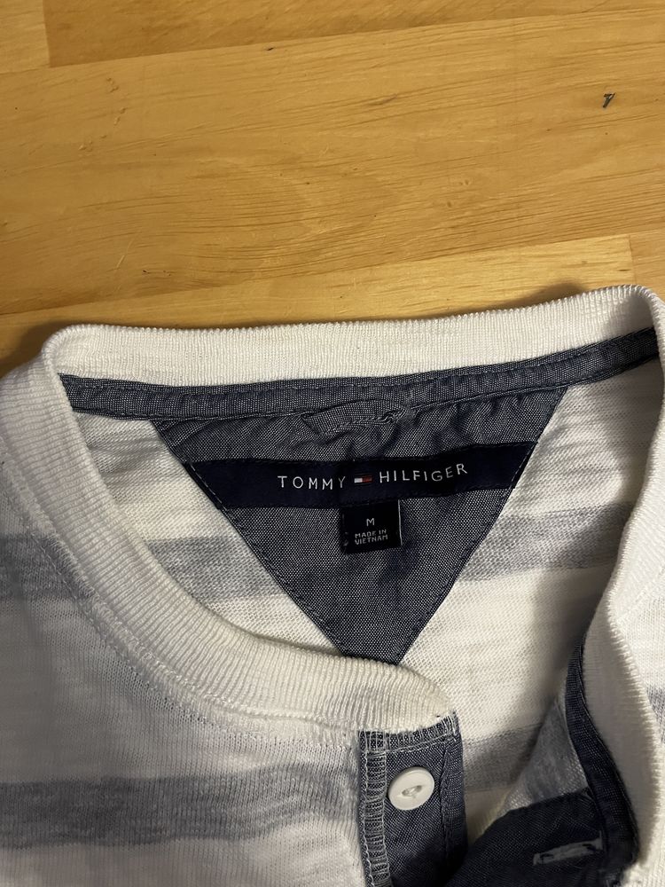Koszulka z długim rękawem Tommy Hilfiger rozm M w paski