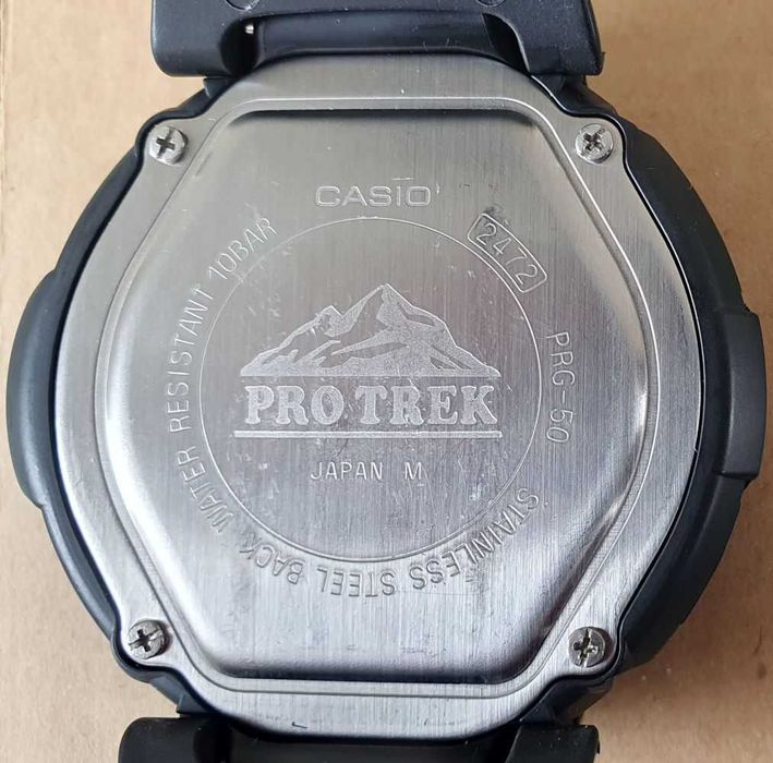 zegarek Casio PRG-50 ProTrek barometr termometr kompas solar