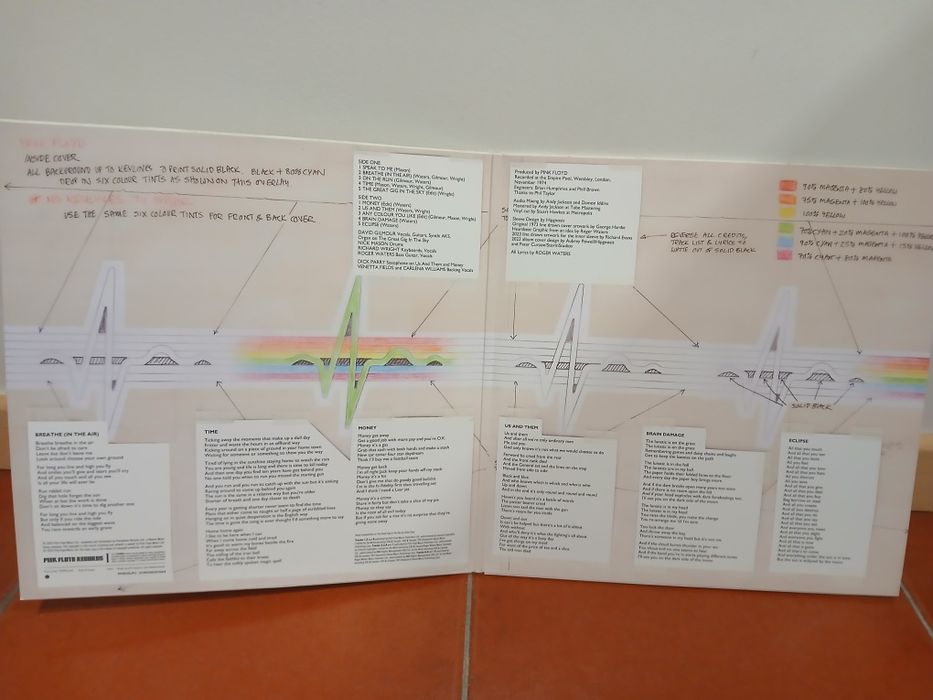 LP 180g NOVO Pink Floyd-The Dark Side of the Moon Live at Wembley 1974