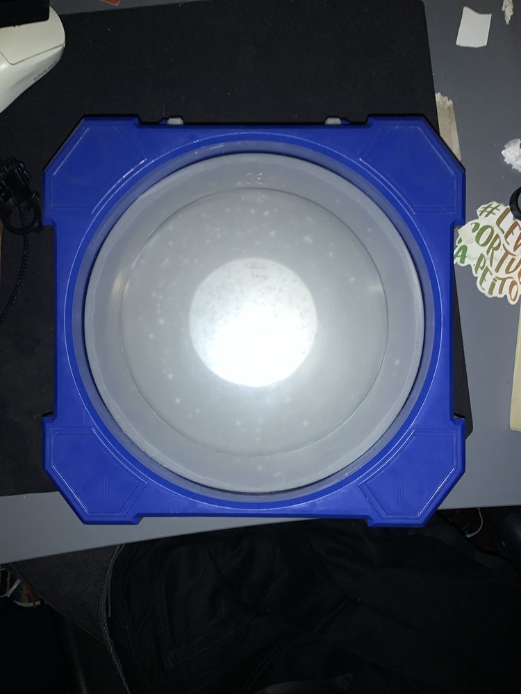 Beyblade Metal Fury Battle Arena Folding Carrying Case Azul