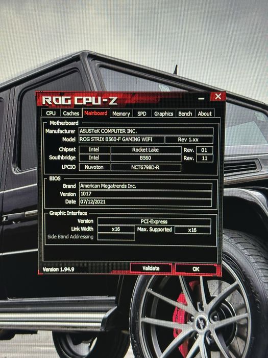 Материнська плата Asus ROG strix B560 - F Gaming WIFI