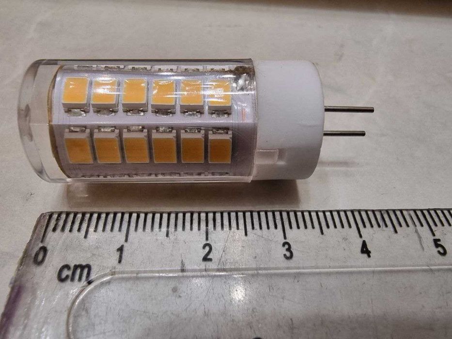 Світлодіодна LED лампа 12V 3000 К Тепле світло Скляний корпус