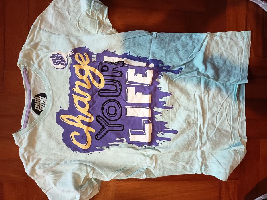 T-shirt Pull and Bear Aquamarine