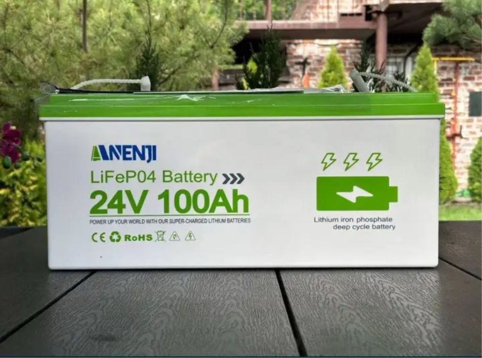 ANENJI 24V 100A ​​LiFePO4 Bluetooth