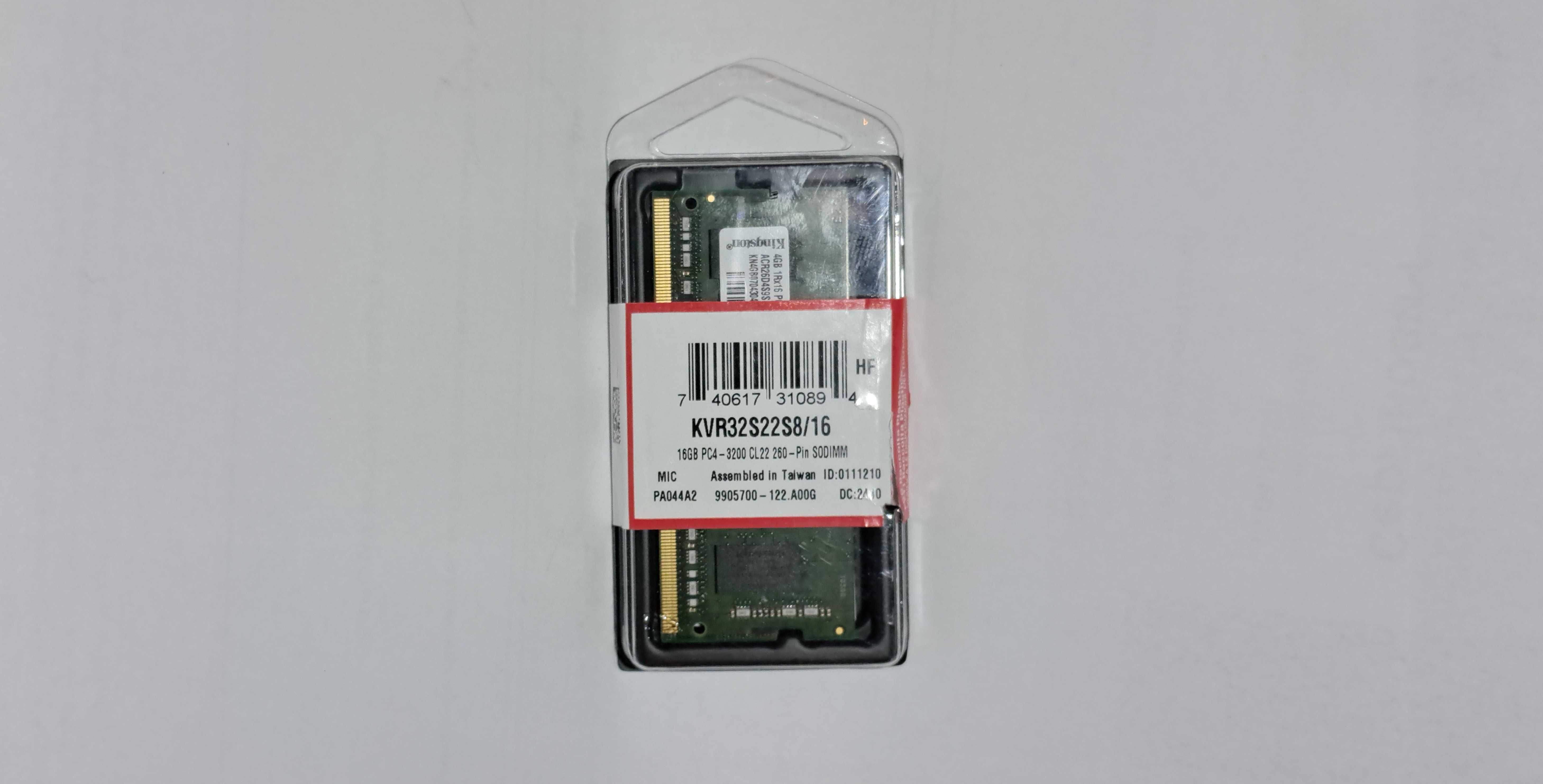ОЗУ Kingston SODIMM 4GB DDR4 2666MHz (ACR26D4S9S1KA-4)