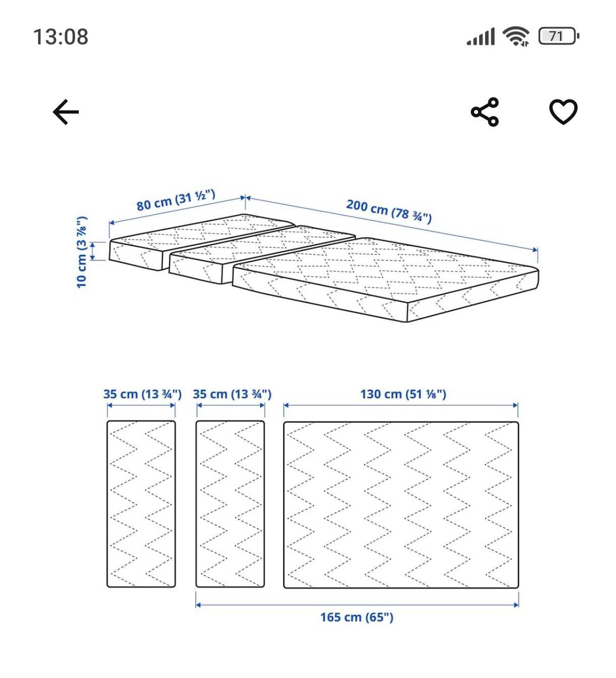 Cama com colchão