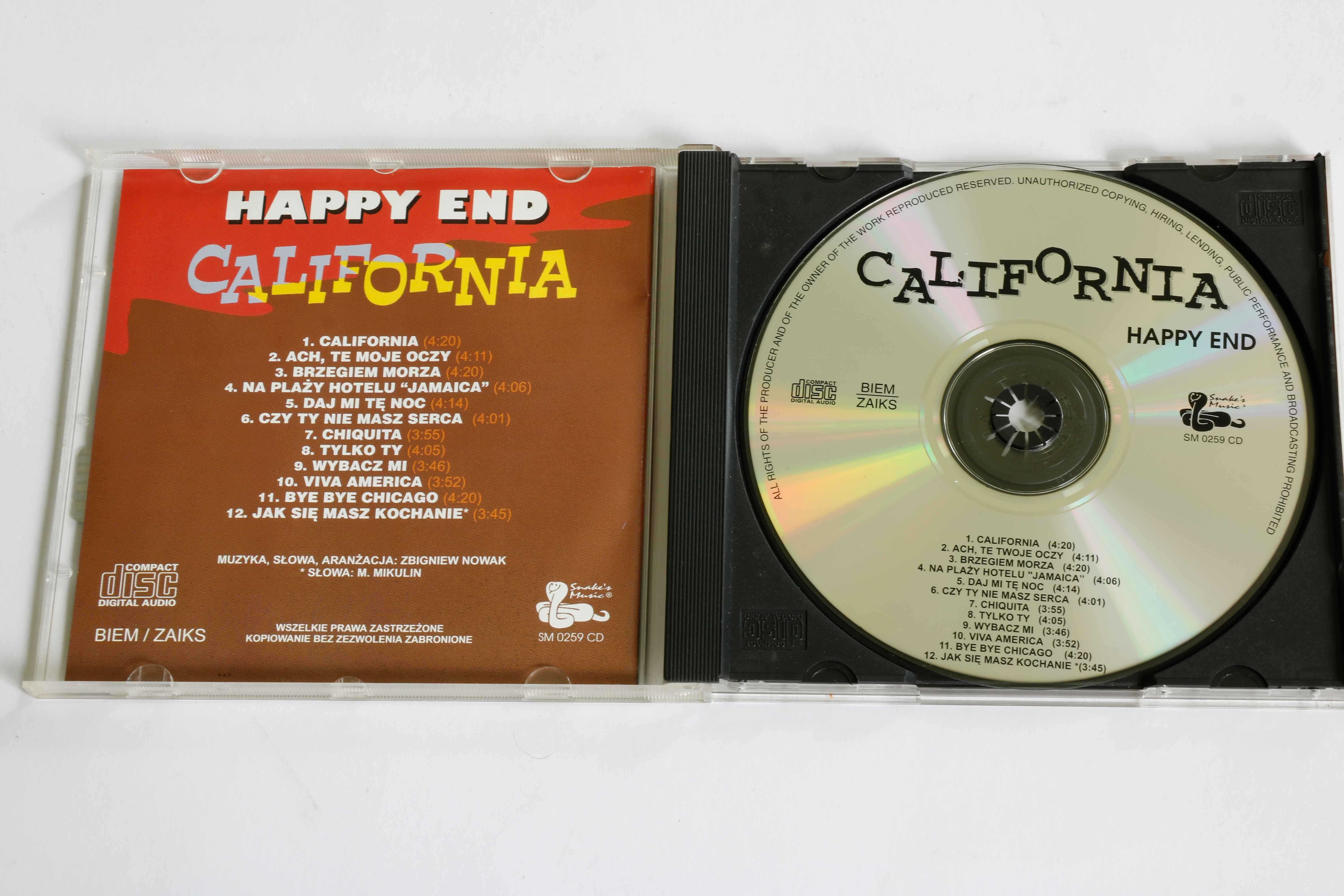 Happy End - California - Snakie Music - CD