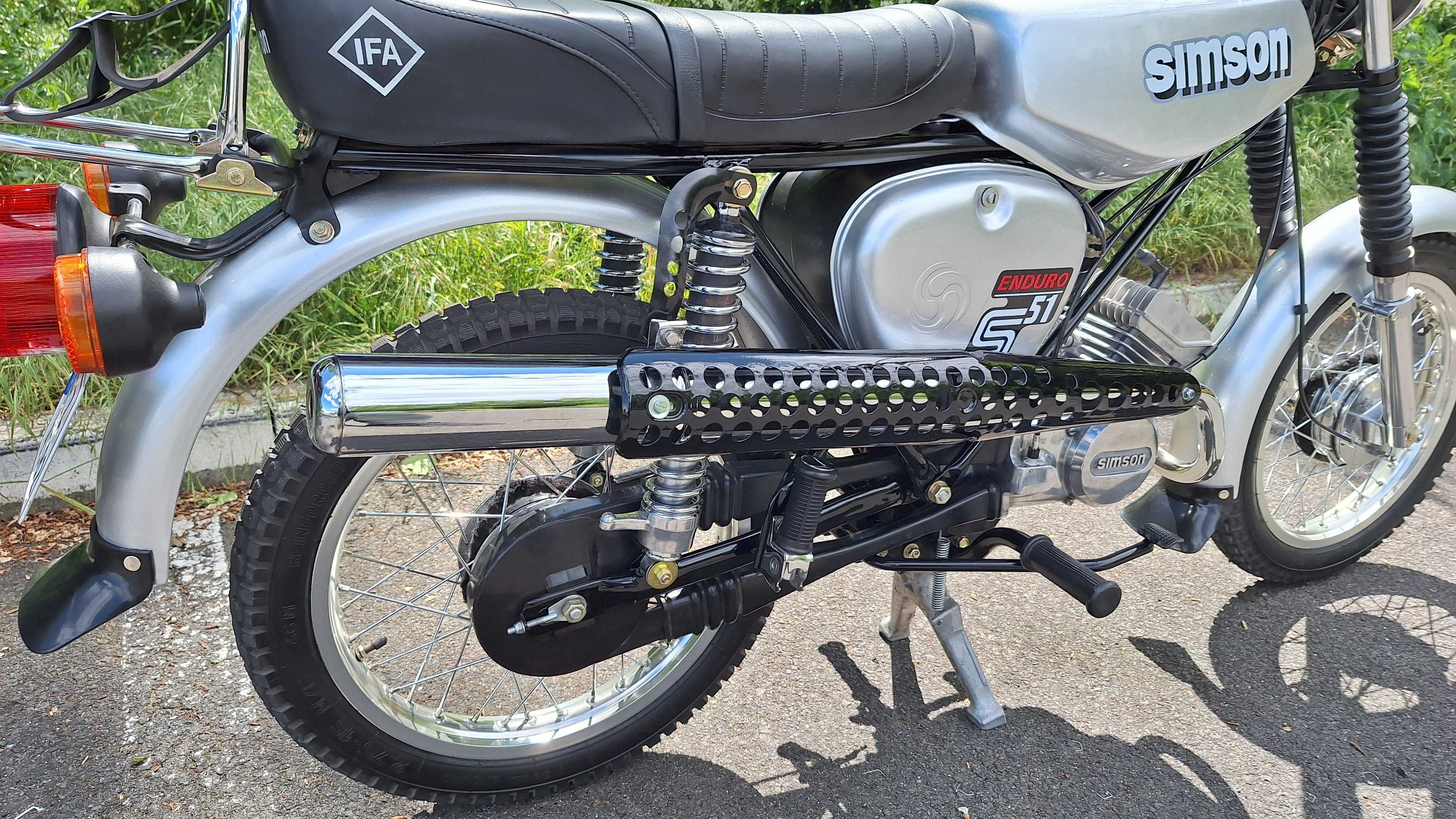 Simson S51 Enduro 380 km przebiegu