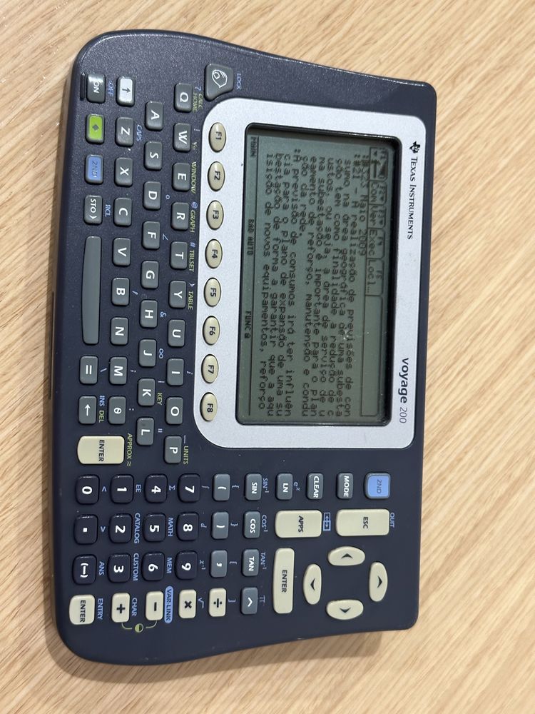 Calculadora Voyager 200 Texas instruments