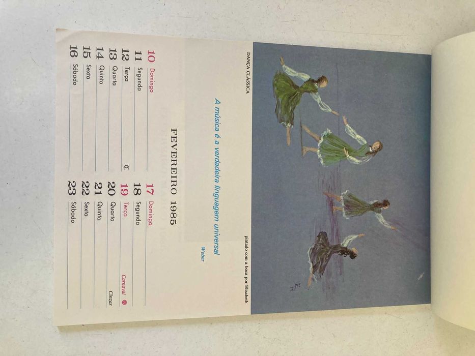 Calendário Artístico 1985 (ctt editorial grátis)