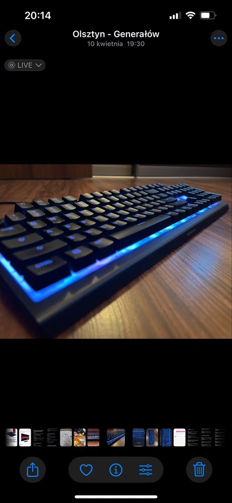 Używana klawiatura steelseries apex 3