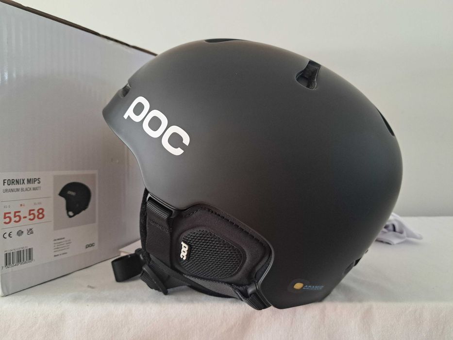 Kask narciarski POC Fornix Mips Uranium Black Matt M/L 55-58cm
