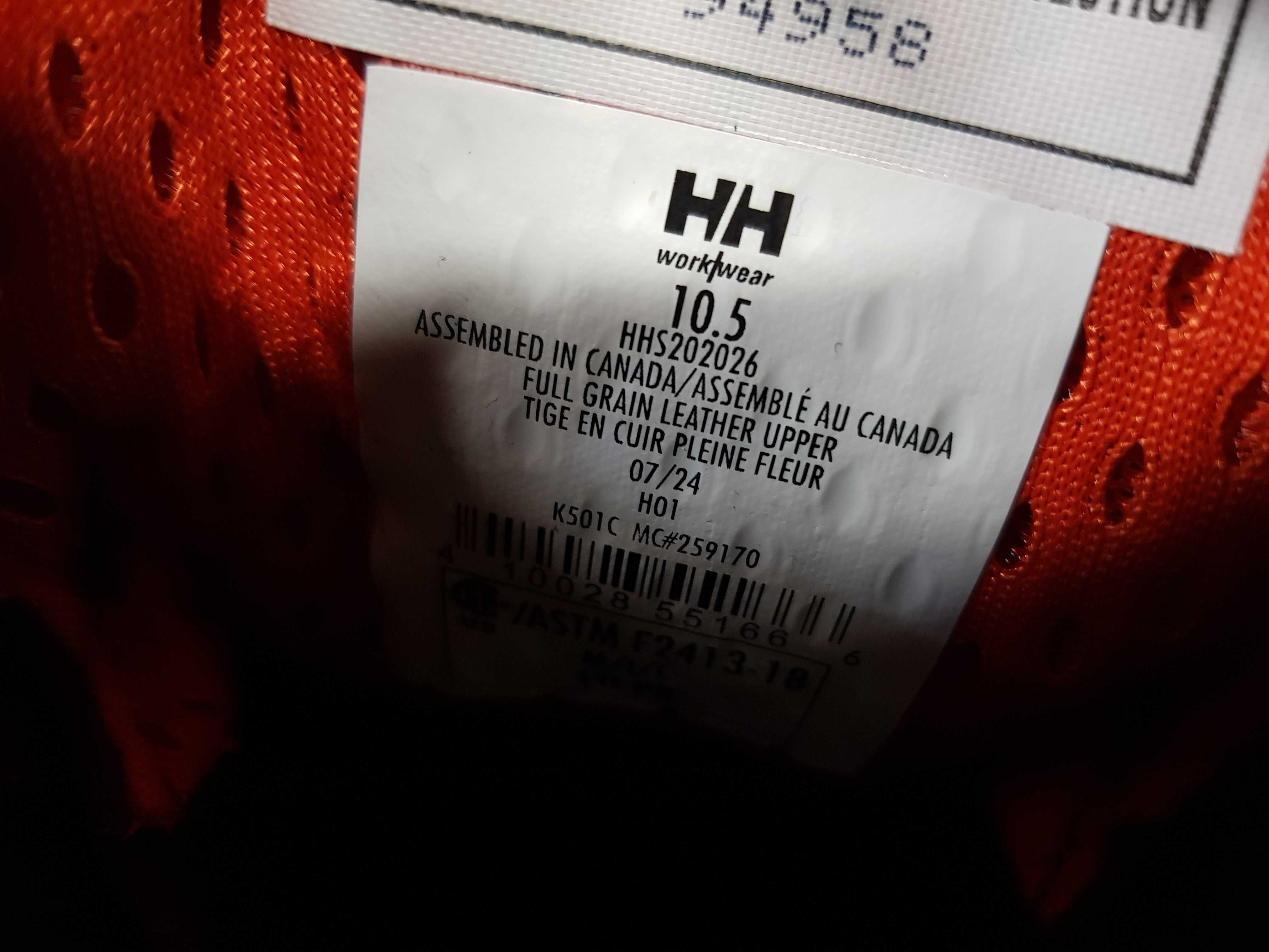 Buty robocze HELLY HANSEN rozm 43,5 wkł 29 cm  S3