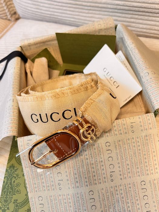 Pasek Gucci w pelnej kompletacji