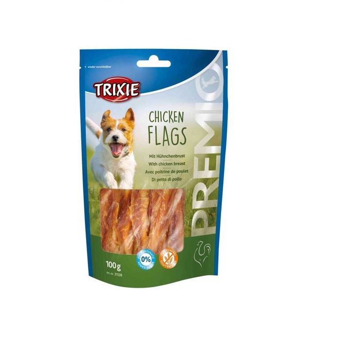 Trixie przysmak PREMIO Chicken Flags kurczak paski na patyku - 100 g