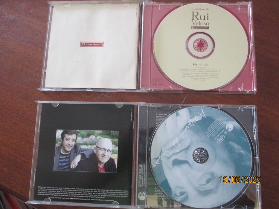 6 CD - Rui Veloso. MadreDeus e Luís Represas