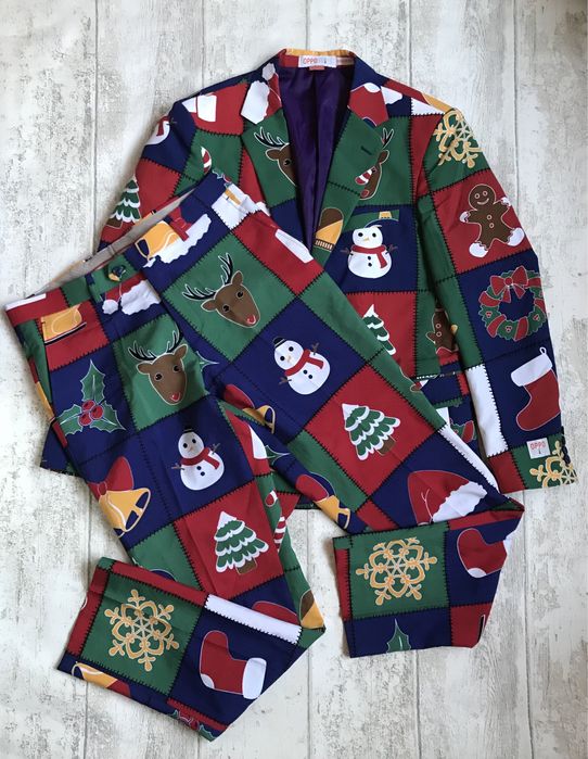 Swiąteczny Garnitur Męski OppoSuits 50 Unikat Rare Idealny !