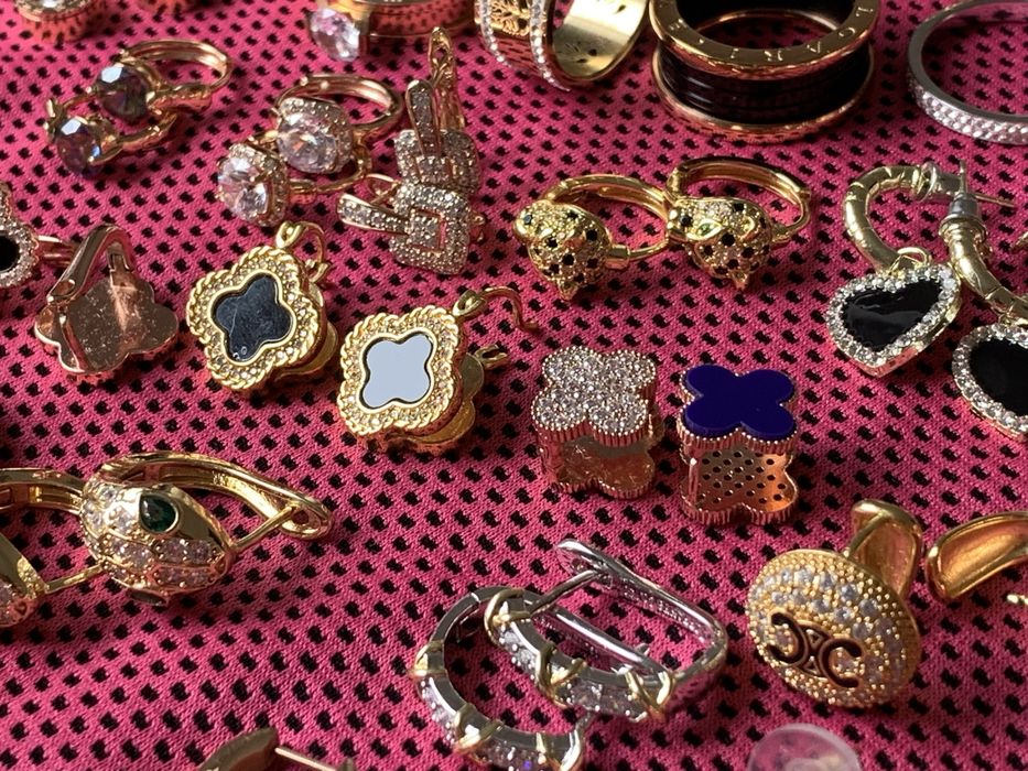 Бижутерия,мед золото.