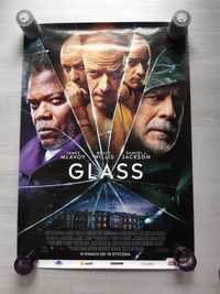 Plakat kinowy z filmu GLASS Samuel L. Jackson , James Mcavoy, Willis