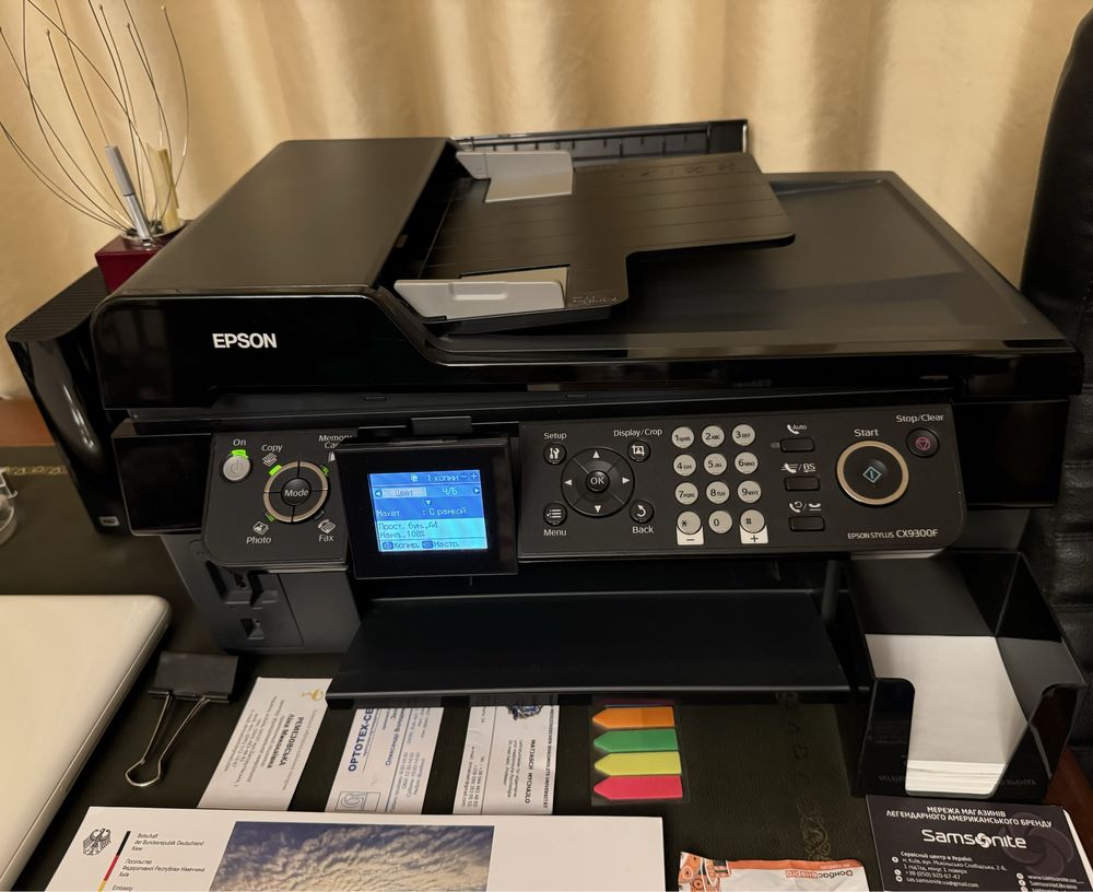 БФП EPSON Stylus CX9300F сканер, принтер, факс, картриджі+чорнила, USB