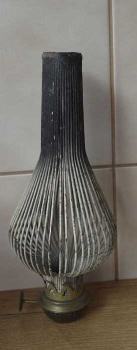 Lampa naftowa = Klosz z drutu +WZMPT nr 8- PKP do renowacji