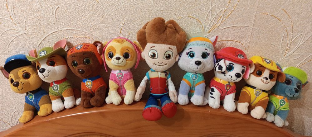 Щенячий патруль Глазастики Оригинал Мягкие игрушки фирма Ty