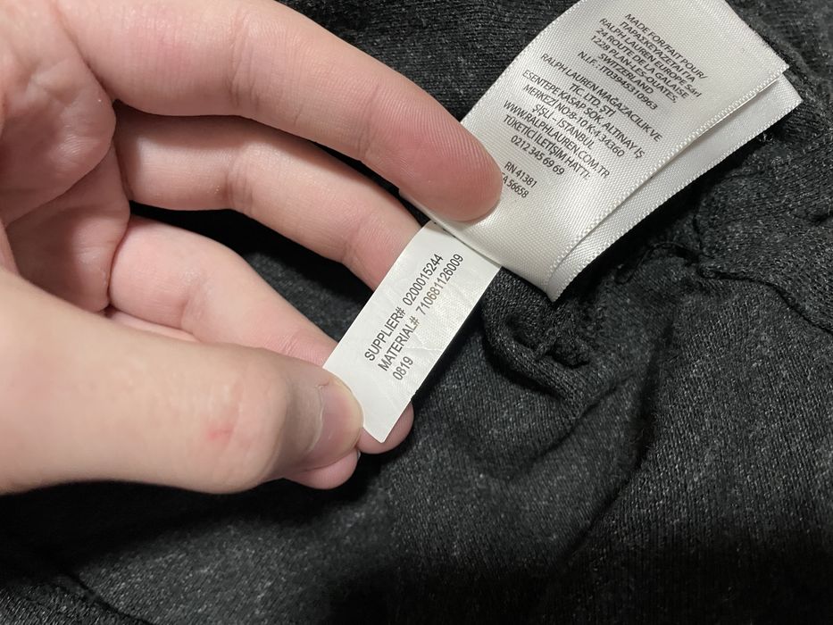 Темно-сіра slim регбійка Polo Ralph Lauren / M