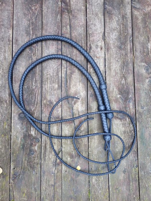 Bicz Indiana Jones Bullwhip 10 stóp i długości 350 cm. Bat Skórzany