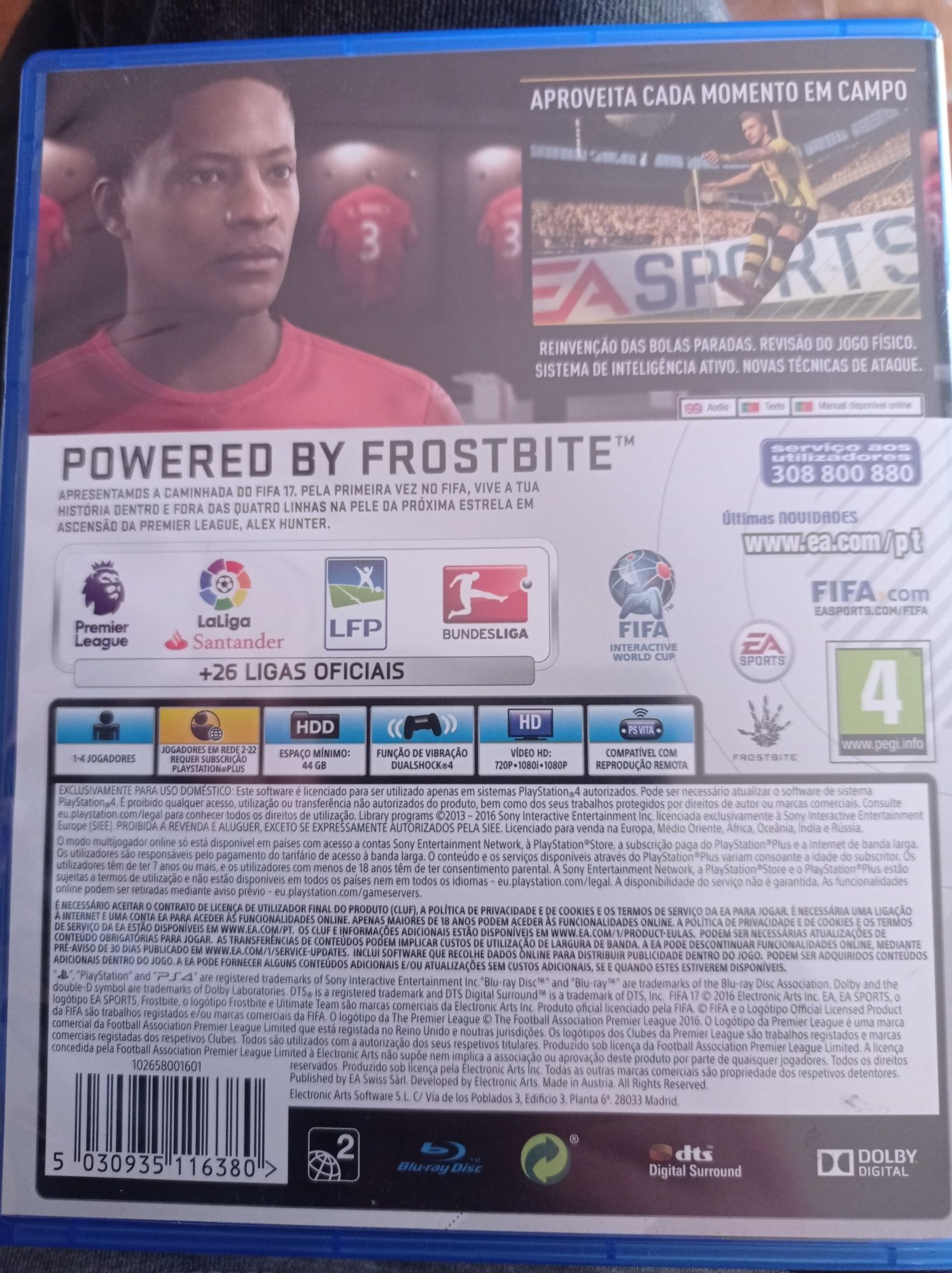 FIFA 17 - 2017 Ps4 PlayStation 4 como novo (pes - pro evolution soccer