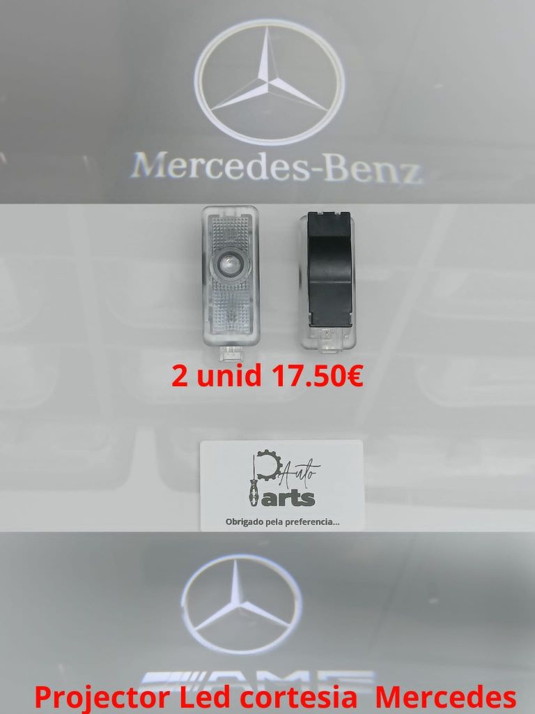 Lâmpada led projetor de cortesia Mercedes