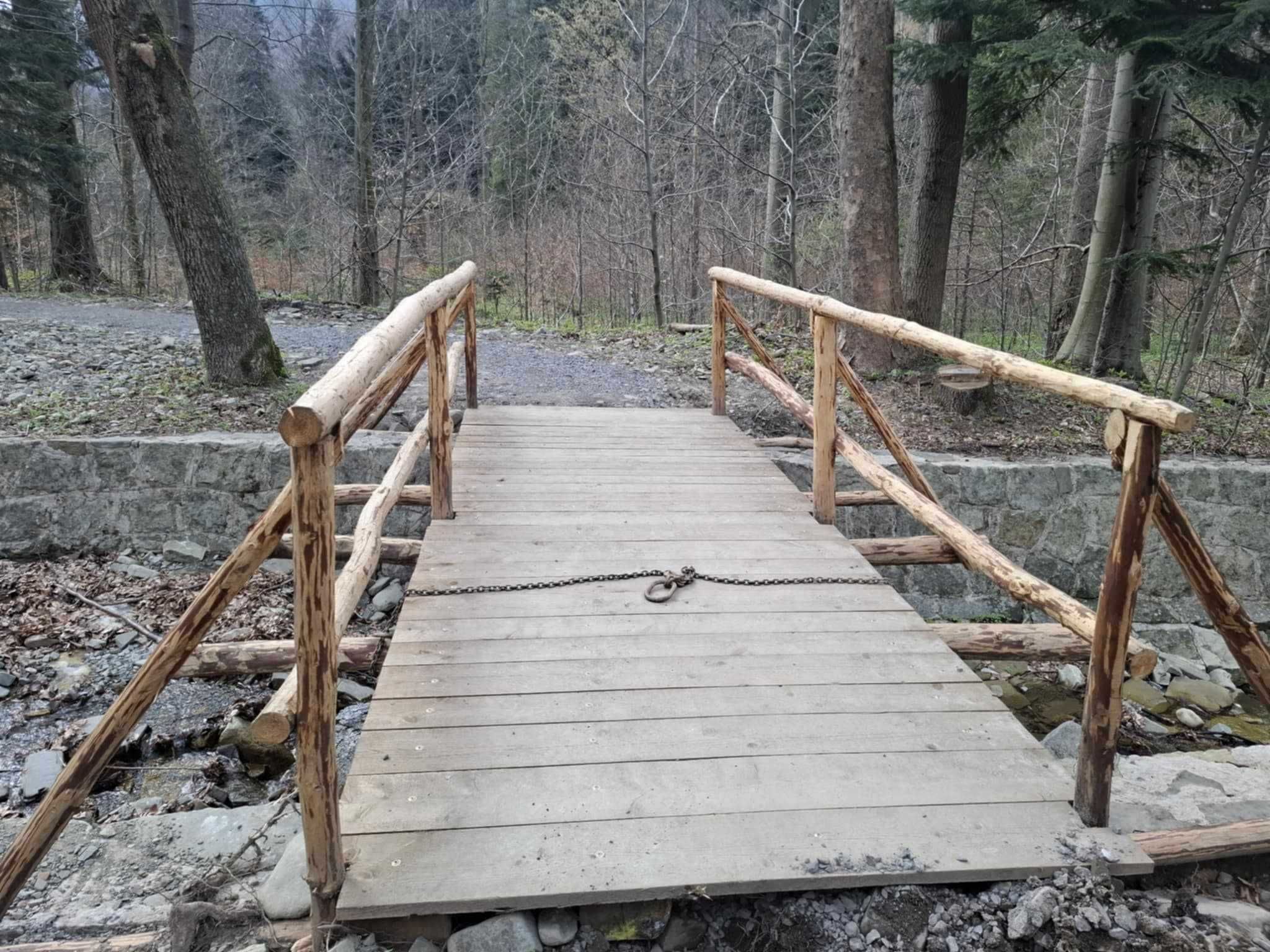 Mostek drewniany własnej roboty
