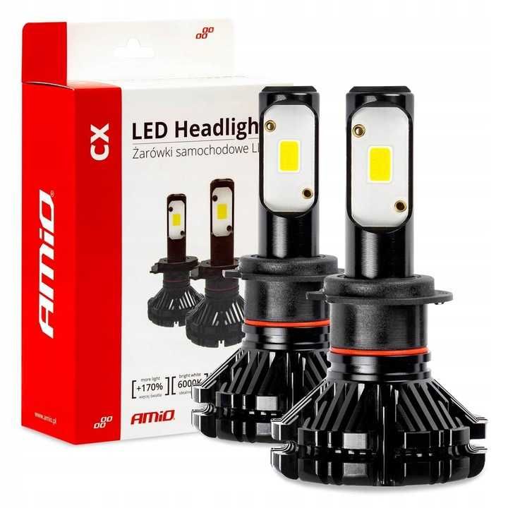 Żarówki Amio Led H7 mix