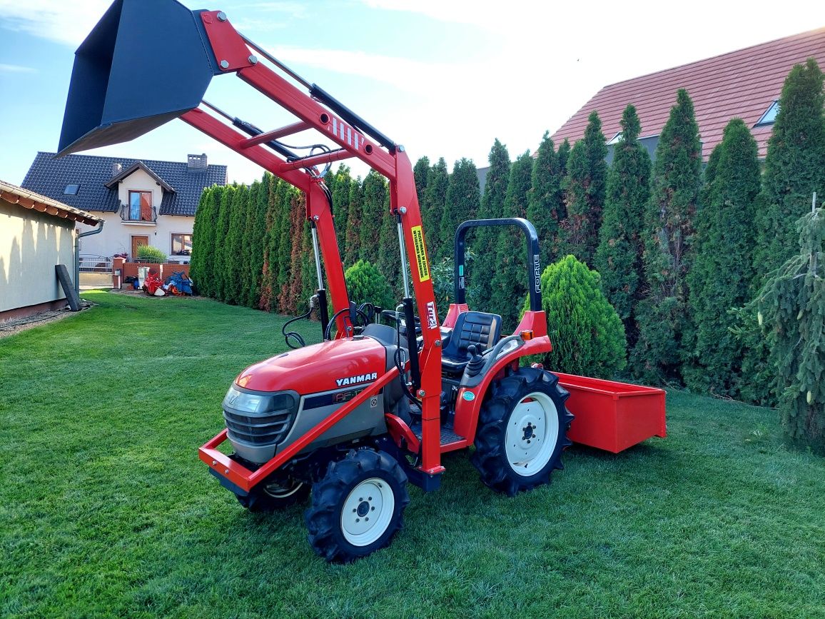 Traktorek Yanmar Af 17KM 4x4 wspomaganie revers tylko 769mth Oryginał