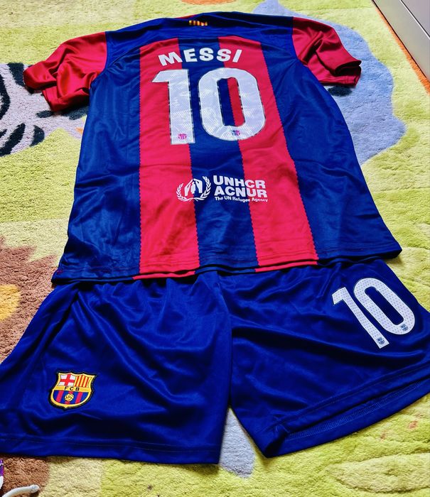 Strój FC Barcelona ojciec i syn