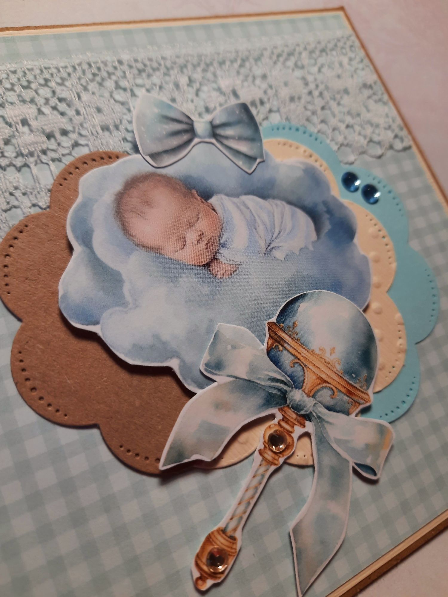 Kartka personalizowana Chrzest lub Narodziny