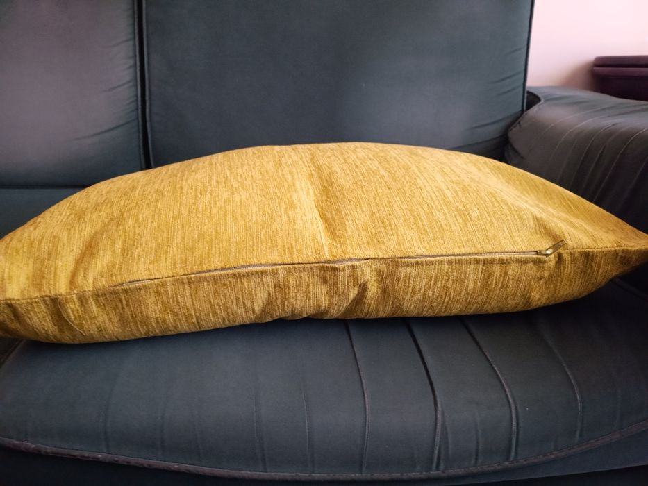 Almofada Verde 40x70cm em chenille - NOVA