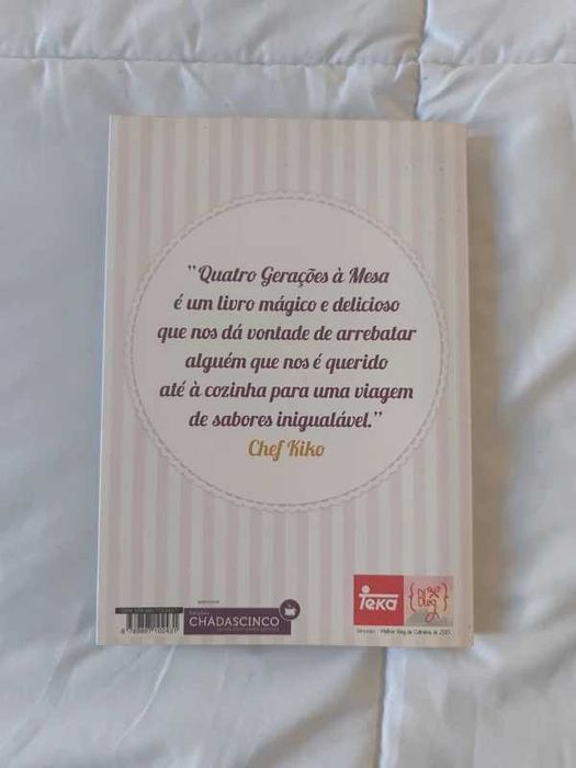 Livro "Quatro Gerações à Mesa"