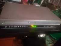 Leitor dvd+vhs philips