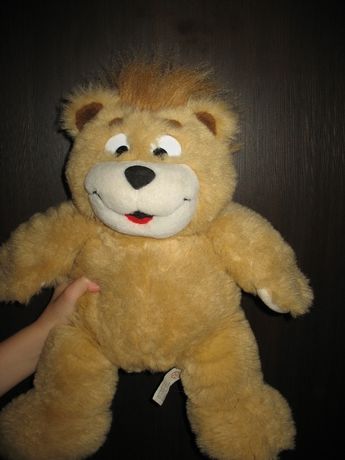 Мягкая игрушка МЕДВЕЖОНОК Bear говорящий. Длина - 42 см.